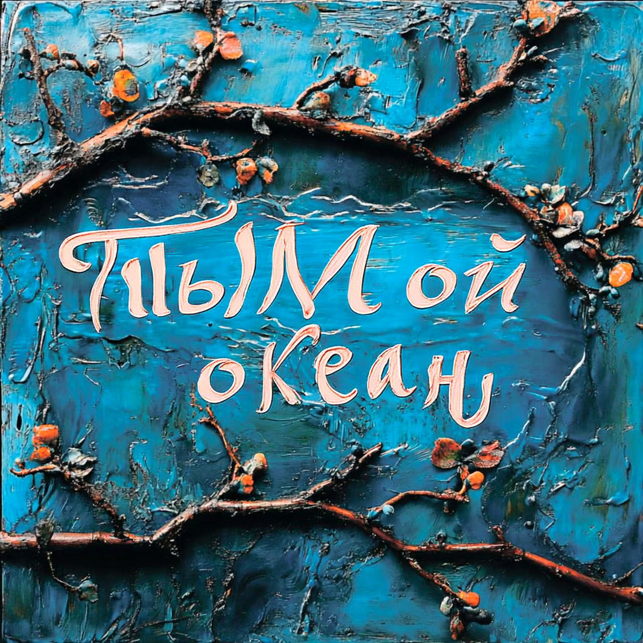 Надпись на Фото нейросетью